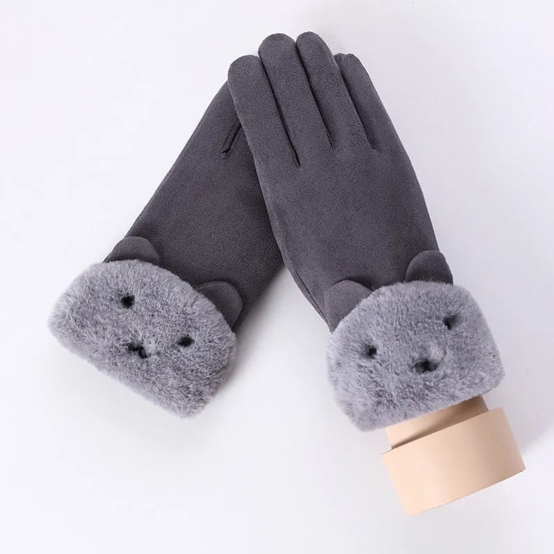 Women's Winter Warm Cashmere Gloves | Touch Screen Gloves