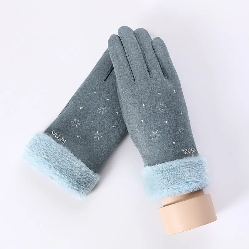 Women's Winter Warm Cashmere Gloves | Touch Screen Gloves