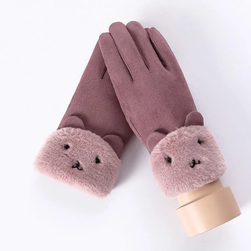 Women's Winter Warm Cashmere Gloves | Touch Screen Gloves