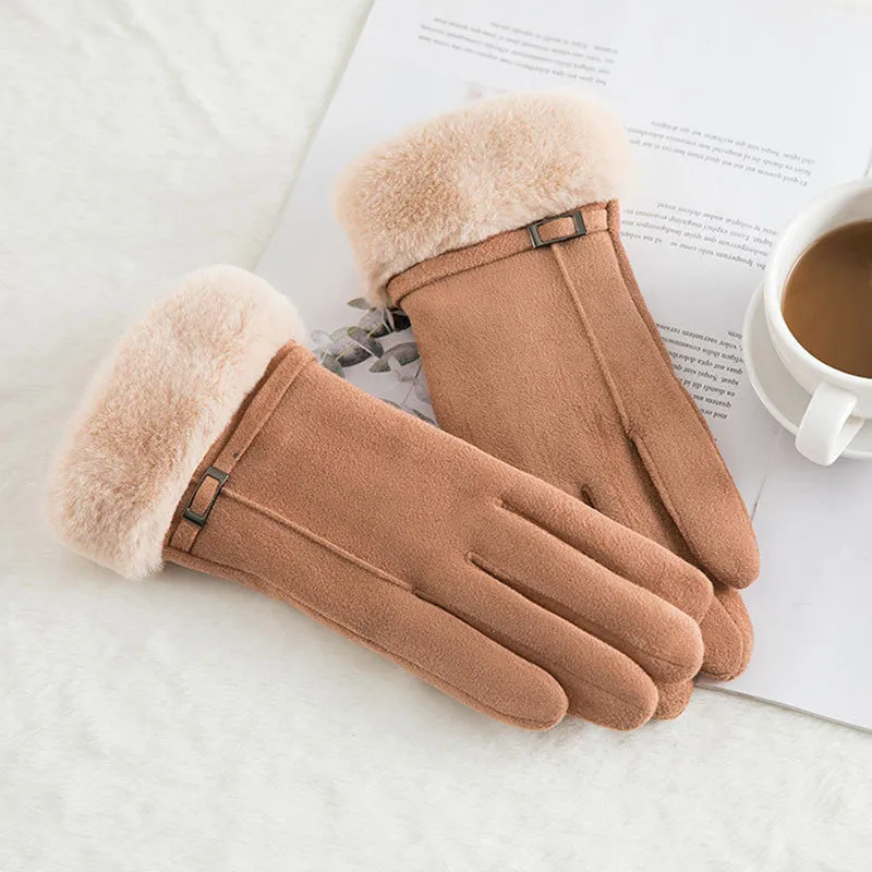 Women's Winter Warm Cashmere Gloves | Touch Screen Gloves