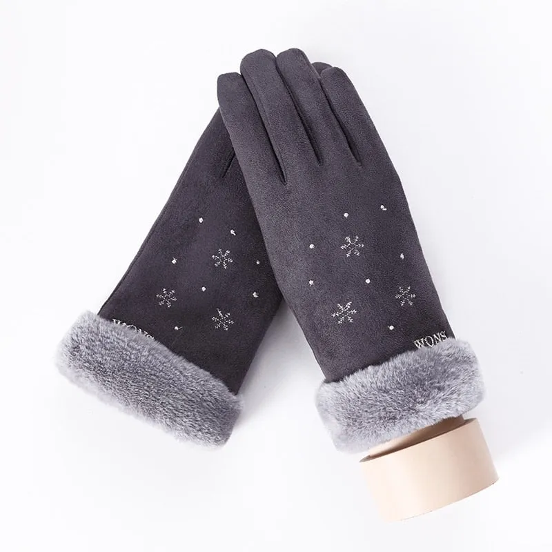 Women's Winter Warm Cashmere Gloves | Touch Screen Gloves