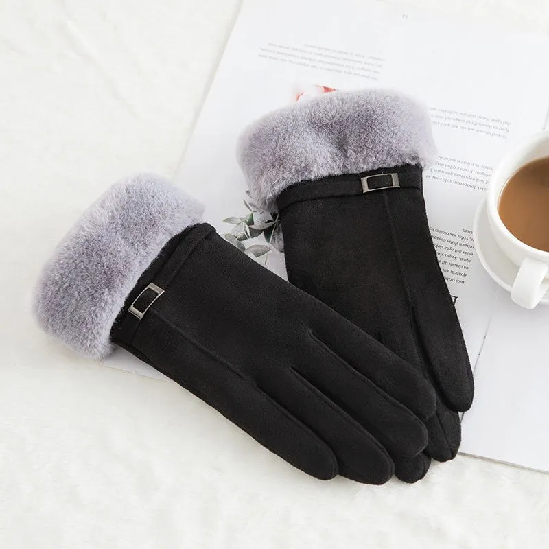 Women's Winter Warm Cashmere Gloves | Touch Screen Gloves