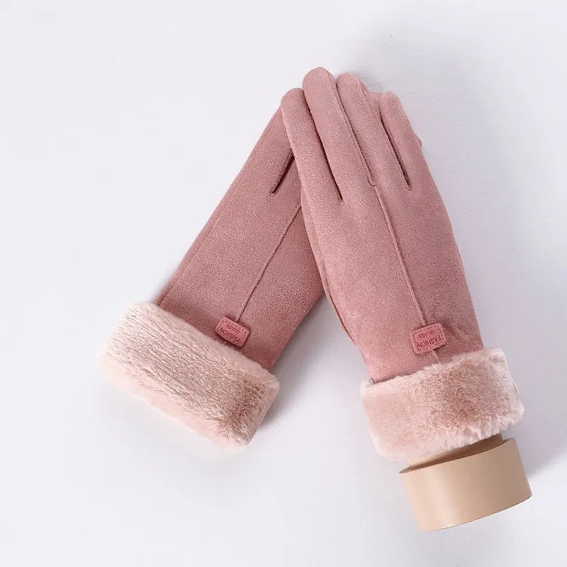 Women's Winter Warm Cashmere Gloves | Touch Screen Gloves