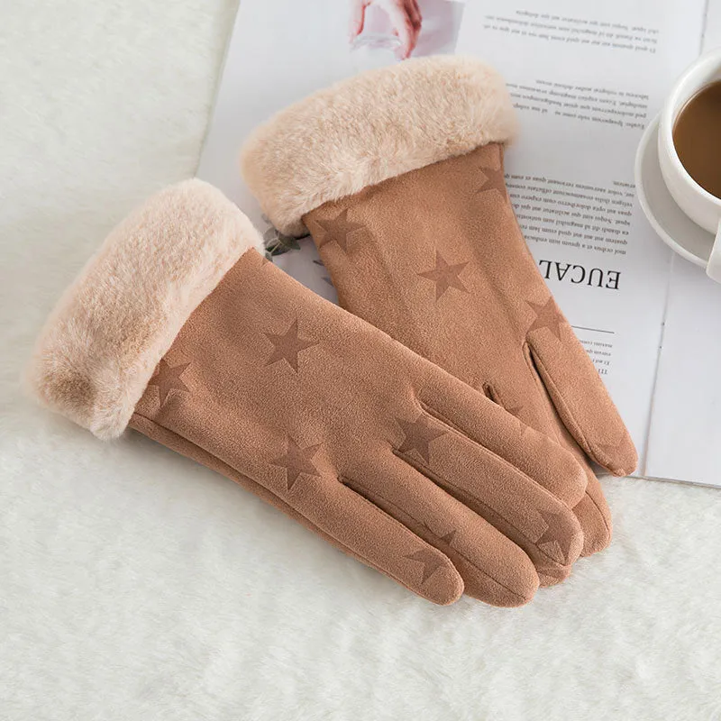 Women's Winter Warm Cashmere Gloves | Touch Screen Gloves