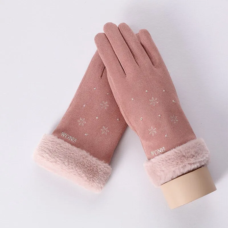 Women's Winter Warm Cashmere Gloves | Touch Screen Gloves