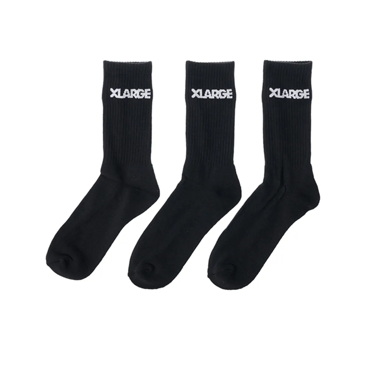 Xlarge - 91 Socks 3 Pack Black